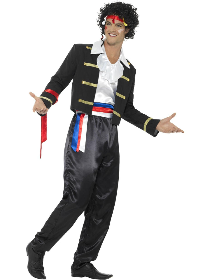 ADAM ANT 80S NEW ROMANTIC COSTUME, ADULT - Little Shop of Horrors Costumery & Pop-Culture Emporium - 16 Bennetts Rd Mornington Melbourne - Melbourne's Most Iconic Costume Shop