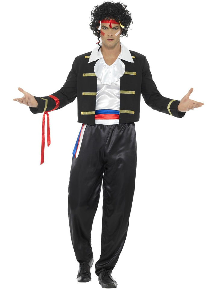 ADAM ANT 80S NEW ROMANTIC COSTUME, ADULT - Little Shop of Horrors Costumery & Pop-Culture Emporium - 16 Bennetts Rd Mornington Melbourne - Melbourne's Most Iconic Costume Shop