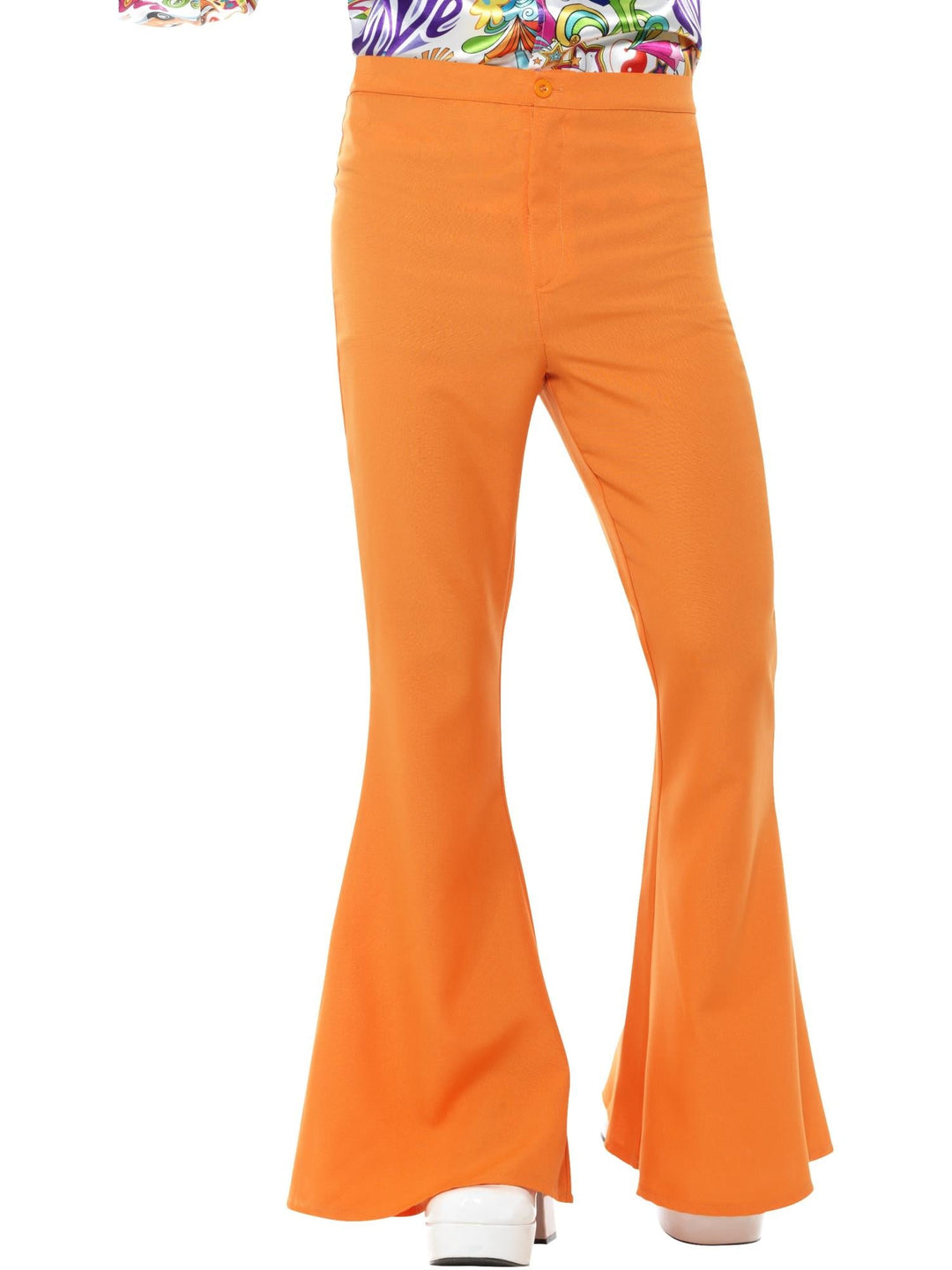 FLARED ORANGE TROUSERS, ADULT - Little Shop of Horrors Costumery & Pop-Culture Emporium - 16 Bennetts Rd Mornington Melbourne - Melbourne's Most Iconic Costume Shop