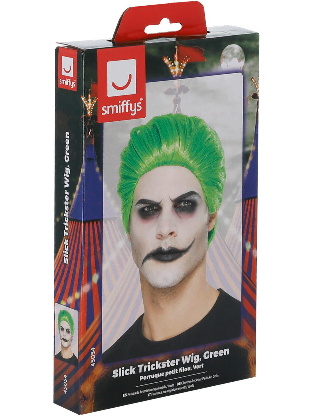 SUICIDE SQUAD JOKER - SLICK TRICKSTER GREEN WIG - Little Shop of Horrors Costumery & Pop-Culture Emporium - 16 Bennetts Rd Mornington Melbourne - Melbourne's Most Iconic Costume Shop
