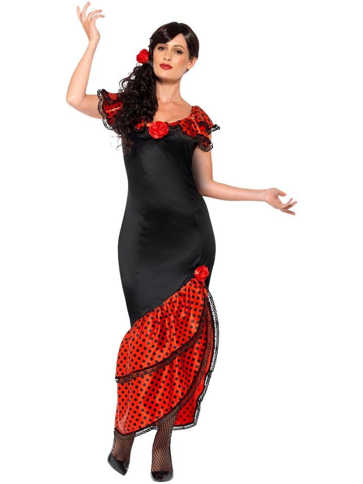 FLAMENCO SENORITA COSTUME, ADULT - Little Shop of Horrors Costumery & Pop-Culture Emporium - 16 Bennetts Rd Mornington Melbourne - Melbourne's Most Iconic Costume Shop