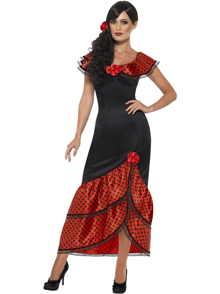 FLAMENCO SENORITA COSTUME, ADULT - Little Shop of Horrors Costumery & Pop-Culture Emporium - 16 Bennetts Rd Mornington Melbourne - Melbourne's Most Iconic Costume Shop
