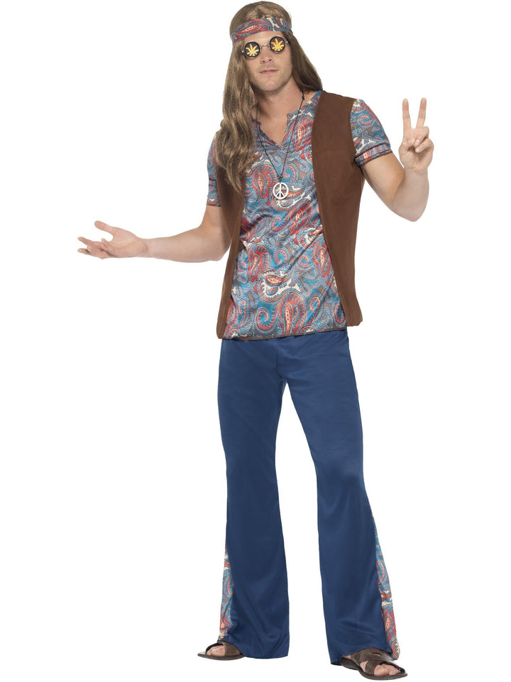 ORION THE HIPPIE COSTUME, ADULT - Little Shop of Horrors Costumery & Pop-Culture Emporium - 16 Bennetts Rd Mornington Melbourne