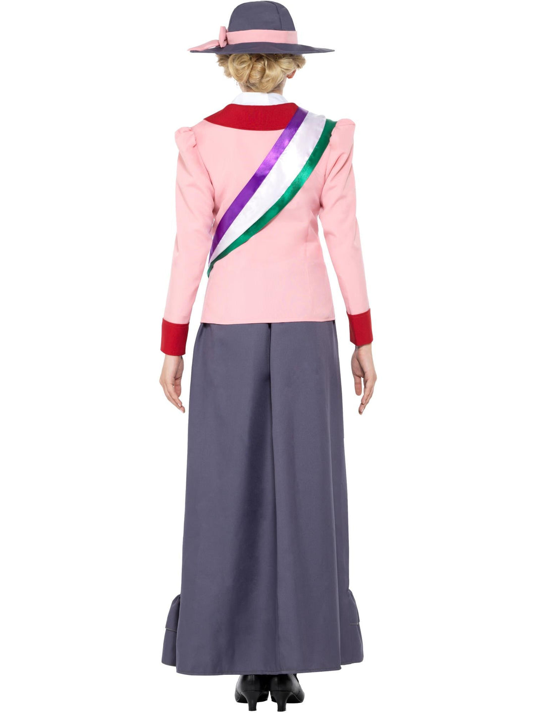 VICTORIAN SUFFRAGETTE DELUXE COSTUME, ADULT - Little Shop of Horrors Costumery & Pop-Culture Emporium - 16 Bennetts Rd Mornington Melbourne - Melbourne's Most Iconic Costume Shop