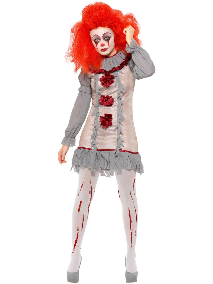 CLOWN LADY COSTUME, ADULT - Little Shop of Horrors Costumery & Pop-Culture Emporium - 16 Bennetts Rd Mornington Melbourne - Melbourne's Most Iconic Costume Shop