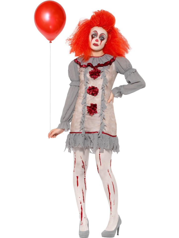 CLOWN LADY COSTUME, ADULT - Little Shop of Horrors Costumery & Pop-Culture Emporium - 16 Bennetts Rd Mornington Melbourne - Melbourne's Most Iconic Costume Shop