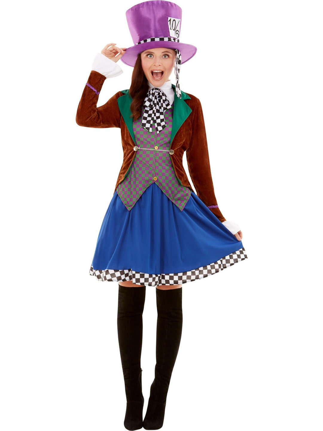 MISS HATTER COSTUME, ADULT - Little Shop of Horrors Costumery & Pop-Culture Emporium - 16 Bennetts Rd Mornington Melbourne - Melbourne's Most Iconic Costume Shop