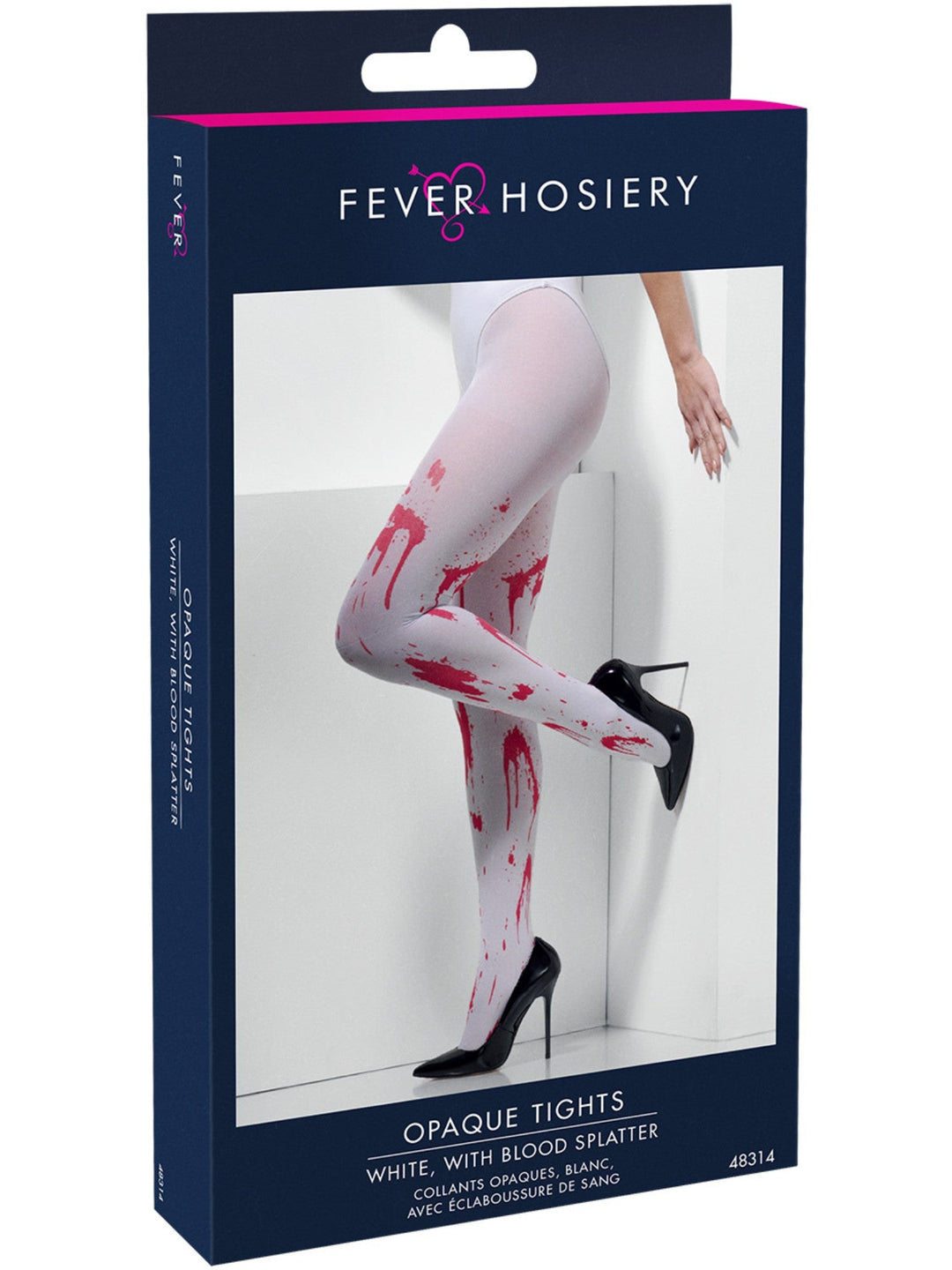 TIGHTS WITH BLOOD SPLATTER, ADULT - Little Shop of Horrors Costumery & Pop-Culture Emporium - 16 Bennetts Rd Mornington Melbourne - Melbourne's Most Iconic Costume Shop