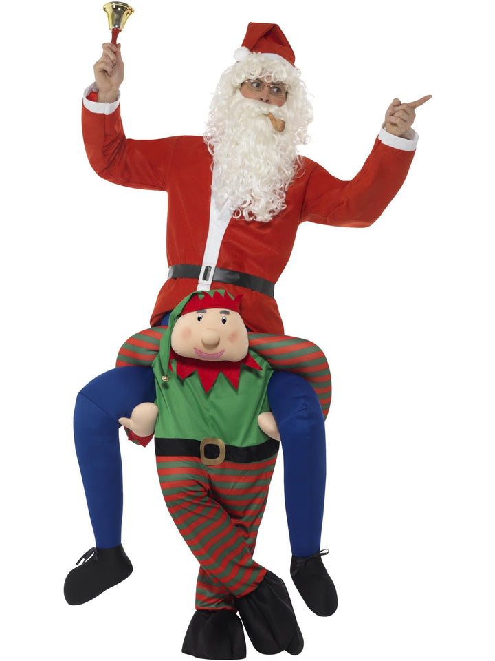 ELF PIGGY BACK COSTUME, ADULT - Little Shop of Horrors Costumery & Pop-Culture Emporium - 16 Bennetts Rd Mornington Melbourne - Melbourne's Most Iconic Costume Shop