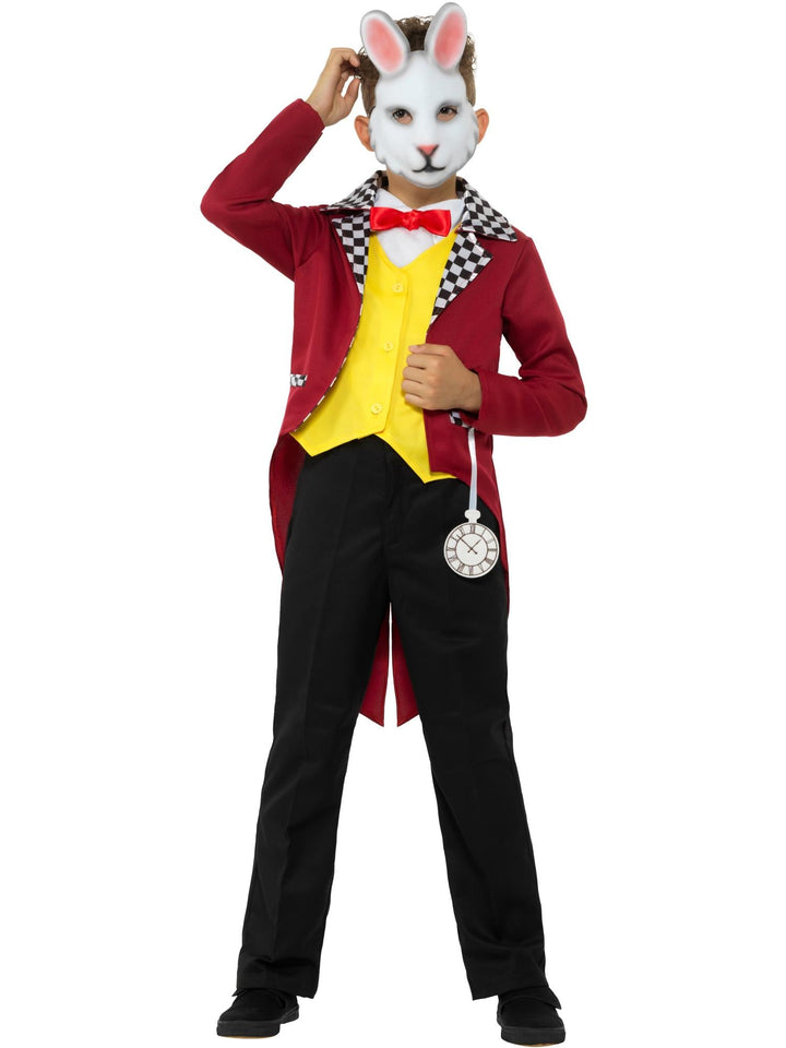 MR WHITE RABBIT COSTUME, CHILD - Little Shop of Horrors Costumery & Pop-Culture Emporium - 16 Bennetts Rd Mornington Melbourne - Melbourne's Most Iconic Costume Shop