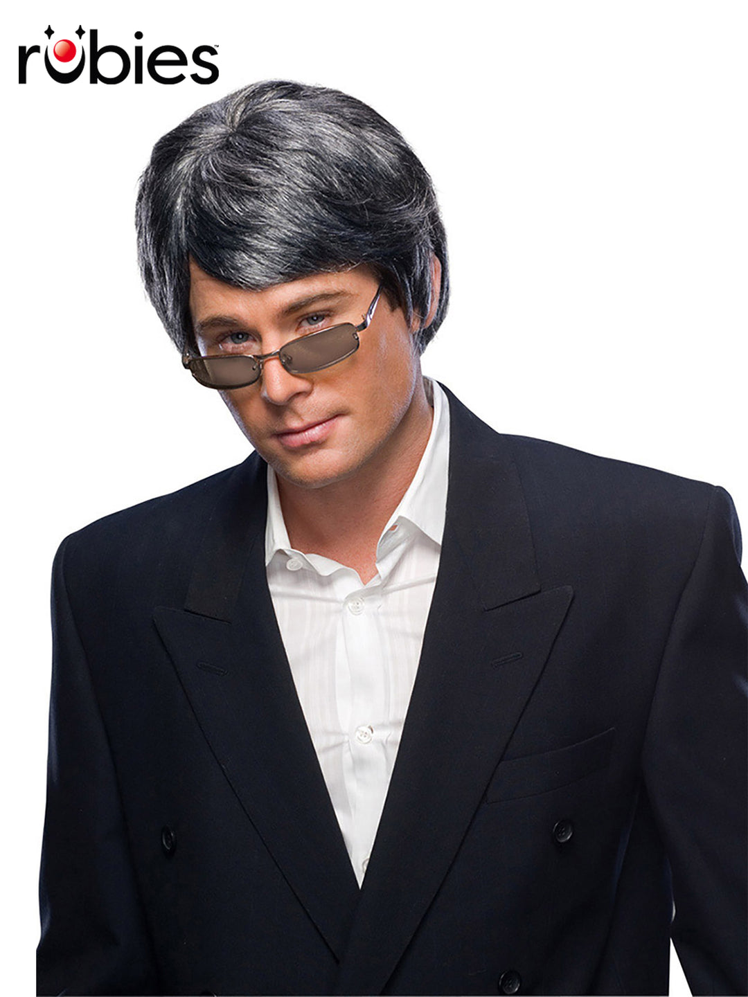 GREY MEN’S WIG – ADULT - Little Shop of Horrors Costumery & Pop-Culture Emporium - 16 Bennetts Rd Mornington Melbourne - Melbourne's Most Iconic Costume Shop