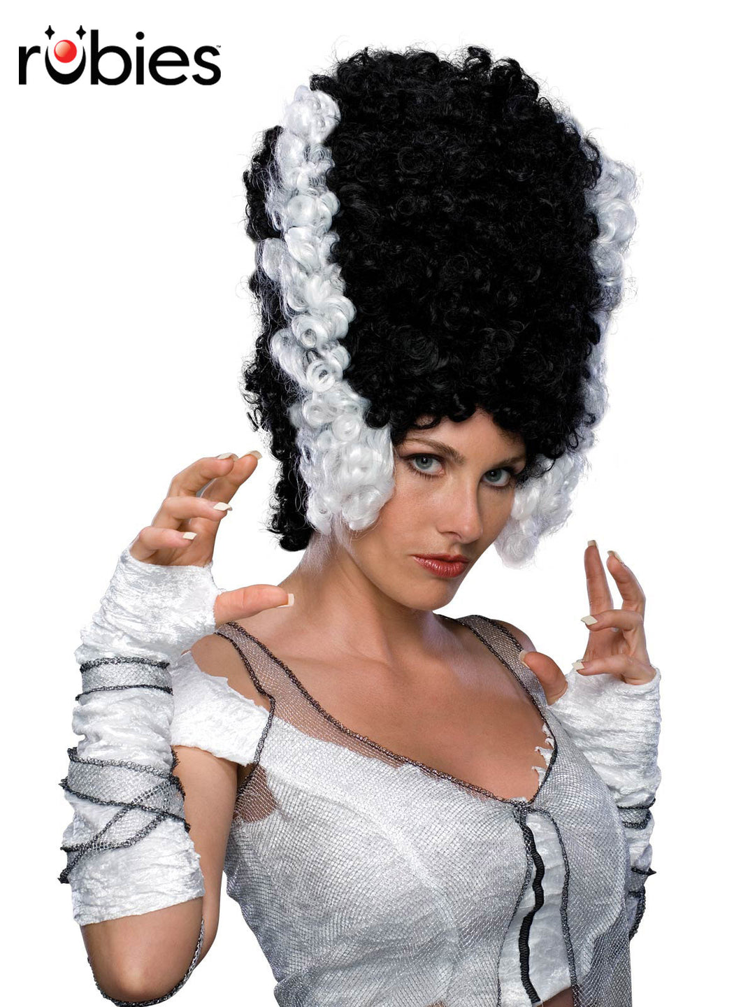 MONSTER BRIDE WIG – ADULT - Little Shop of Horrors Costumery & Pop-Culture Emporium - 16 Bennetts Rd Mornington Melbourne - Melbourne's Most Iconic Costume Shop