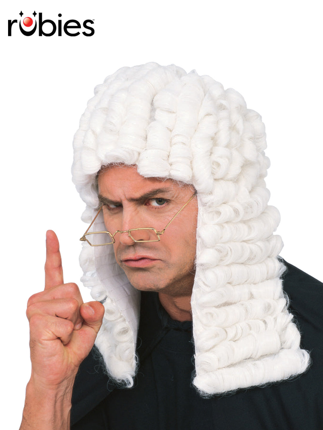 JUDGE WHITE WIG – ADULT - Little Shop of Horrors Costumery & Pop-Culture Emporium - 16 Bennetts Rd Mornington Melbourne - Melbourne's Most Iconic Costume Shop