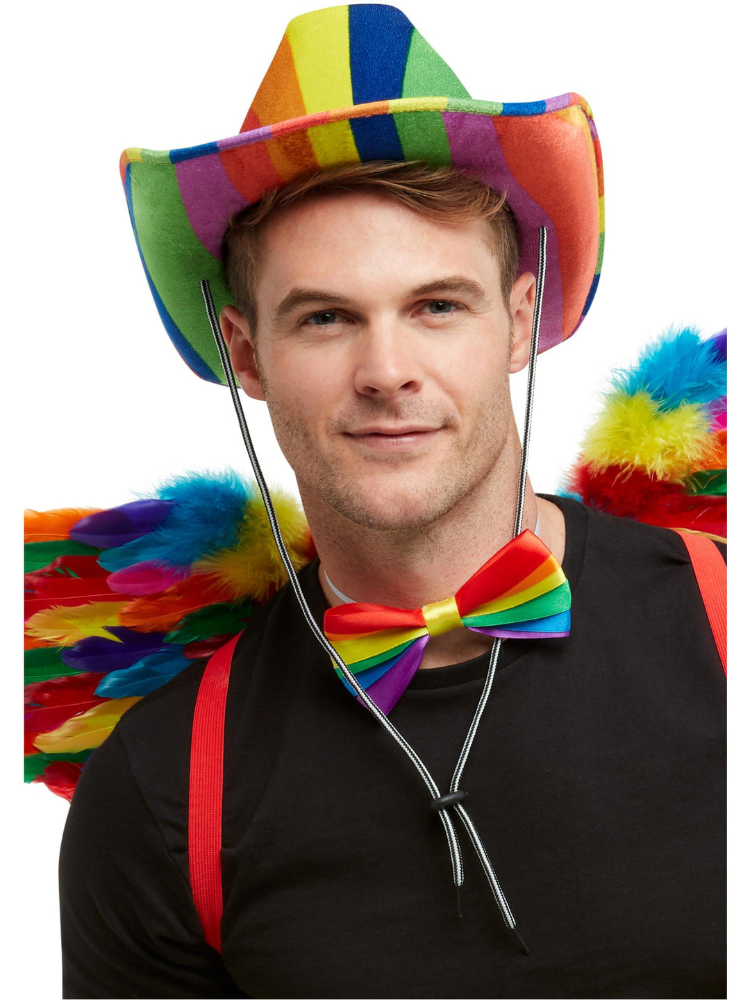 RAINBOW COWBOY HAT, ADULT - Little Shop of Horrors Costumery & Pop-Culture Emporium - 16 Bennetts Rd Mornington Melbourne - Melbourne's Most Iconic Costume Shop