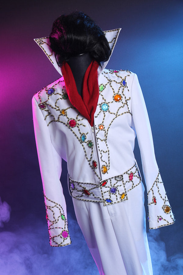 Elvis Presley Costume Hire and Photography. Proudly by and available at, Little Shop of Horrors Costumery 6/1 Watt Rd Mornington & Melbourne