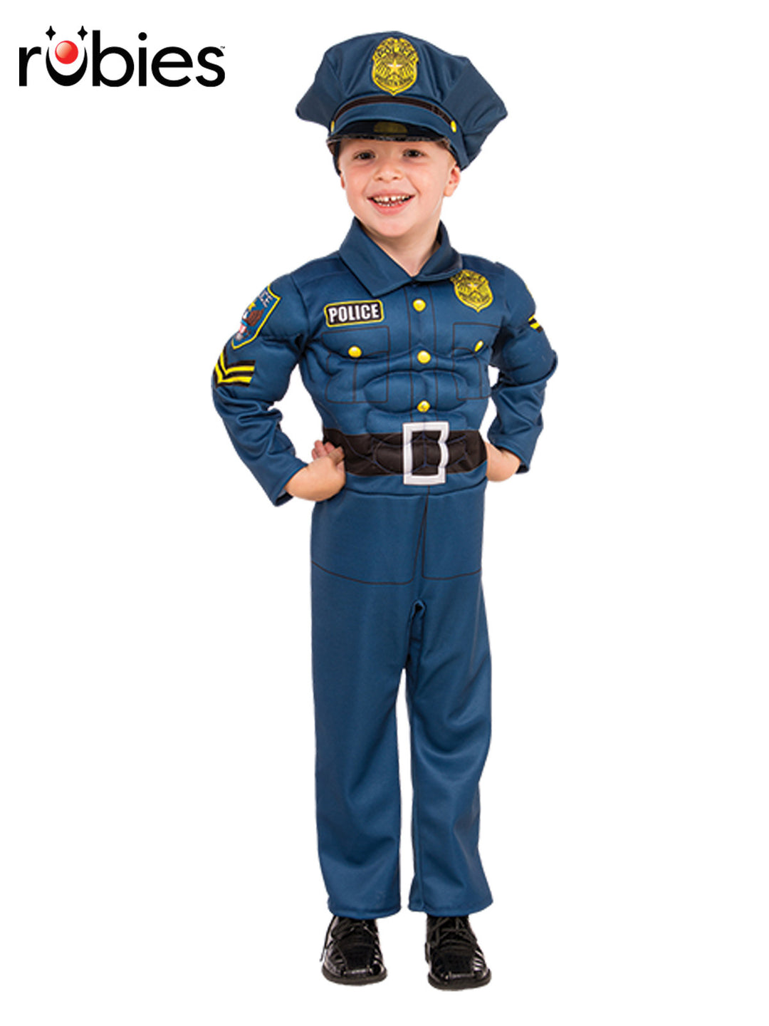 TOP COP POLICEMAN COSTUME, CHILD - Little Shop of Horrors Costumery & Pop-Culture Emporium - 16 Bennetts Rd Mornington Melbourne - Melbourne's Most Iconic Costume Shop