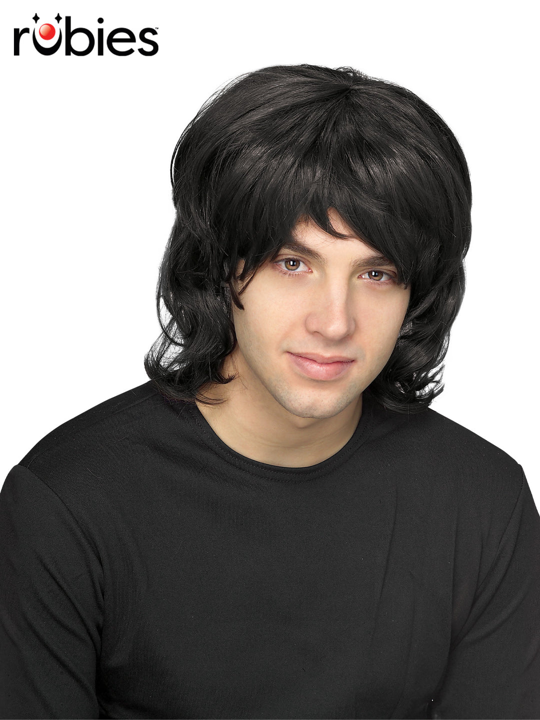 EMO OR 70’S BLACK SHAG WIG – ADULT - Little Shop of Horrors Costumery & Pop-Culture Emporium - 16 Bennetts Rd Mornington Melbourne - Melbourne's Most Iconic Costume Shop