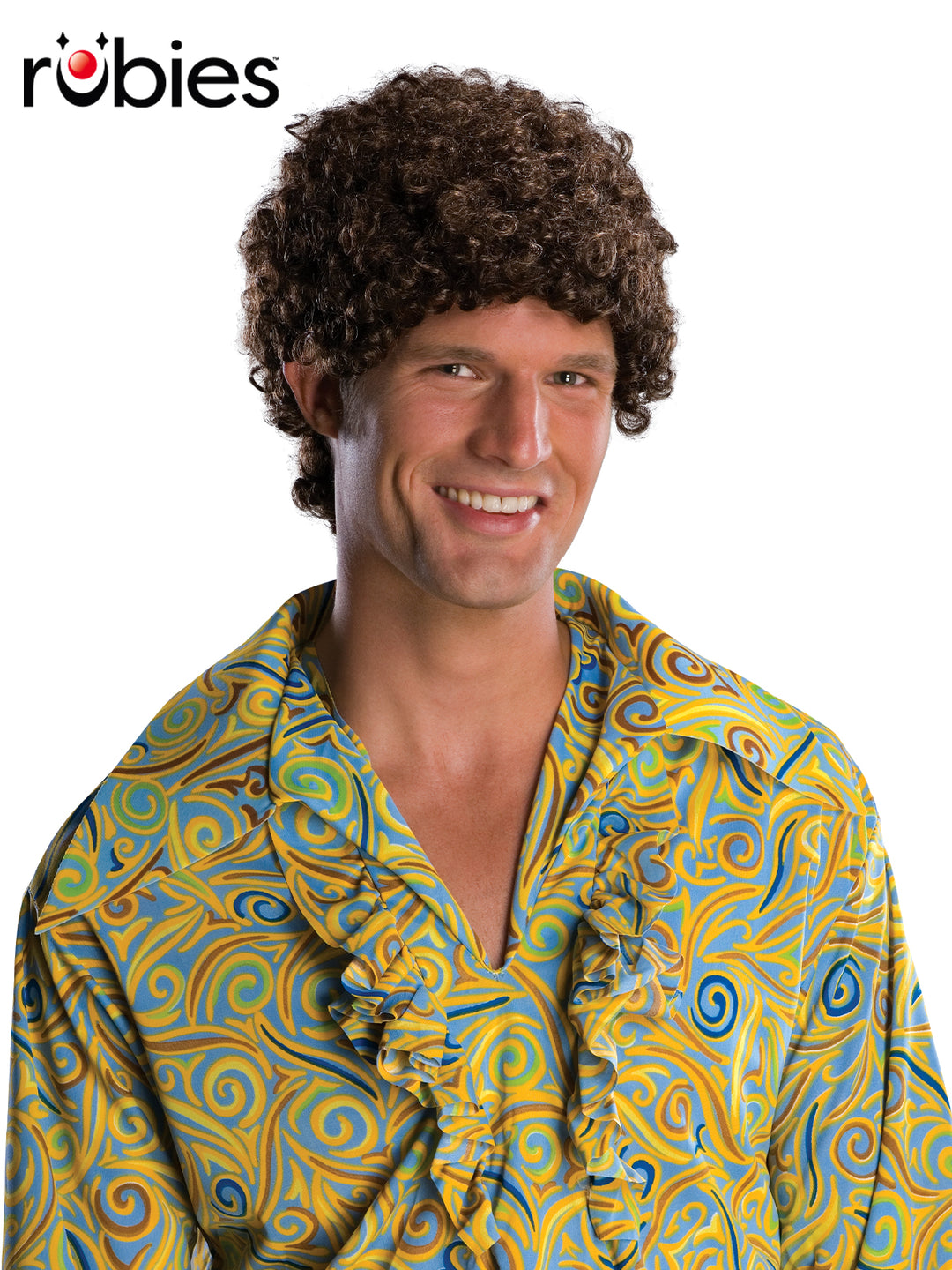 BRUNETTE TIGHT AFRO WIG – ADULT - Little Shop of Horrors Costumery & Pop-Culture Emporium - 16 Bennetts Rd Mornington Melbourne - Melbourne's Most Iconic Costume Shop