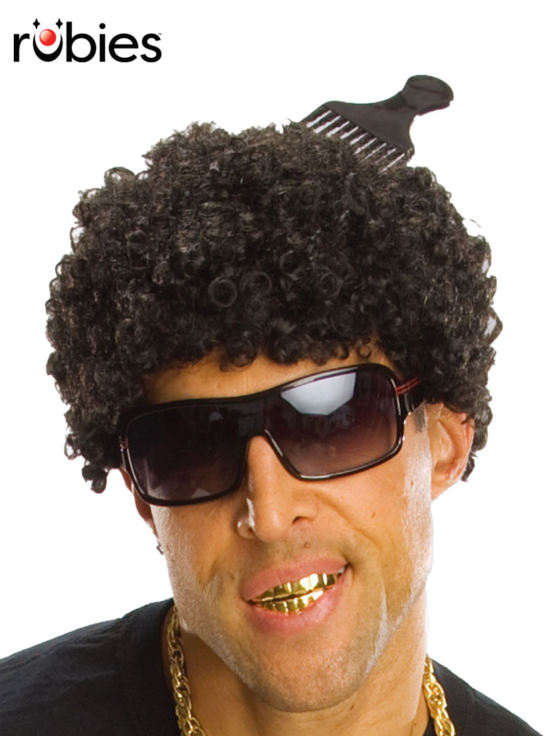 BLACK TIGHT AFRO WIG – ADULT - Little Shop of Horrors Costumery & Pop-Culture Emporium - 16 Bennetts Rd Mornington Melbourne - Melbourne's Most Iconic Costume Shop