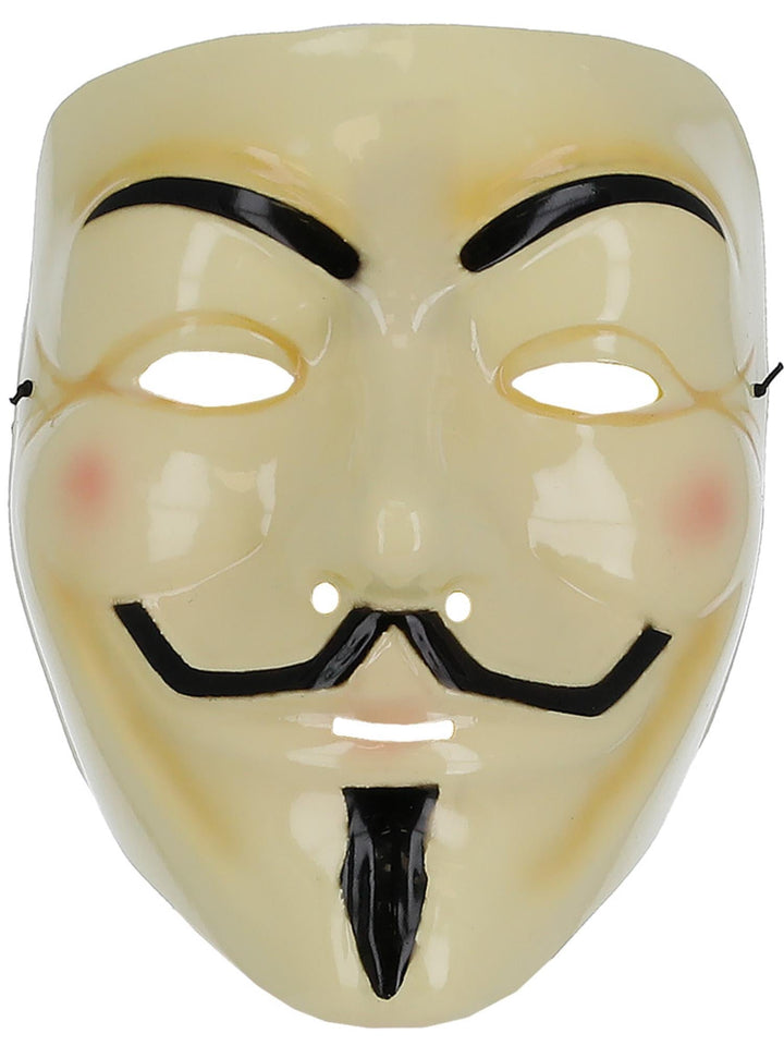 GUY FAWKES 'ANONYMOUS' MASK, ADULT - Little Shop of Horrors Costumery & Pop-Culture Emporium - 16 Bennetts Rd Mornington Melbourne - Melbourne's Most Iconic Costume Shop