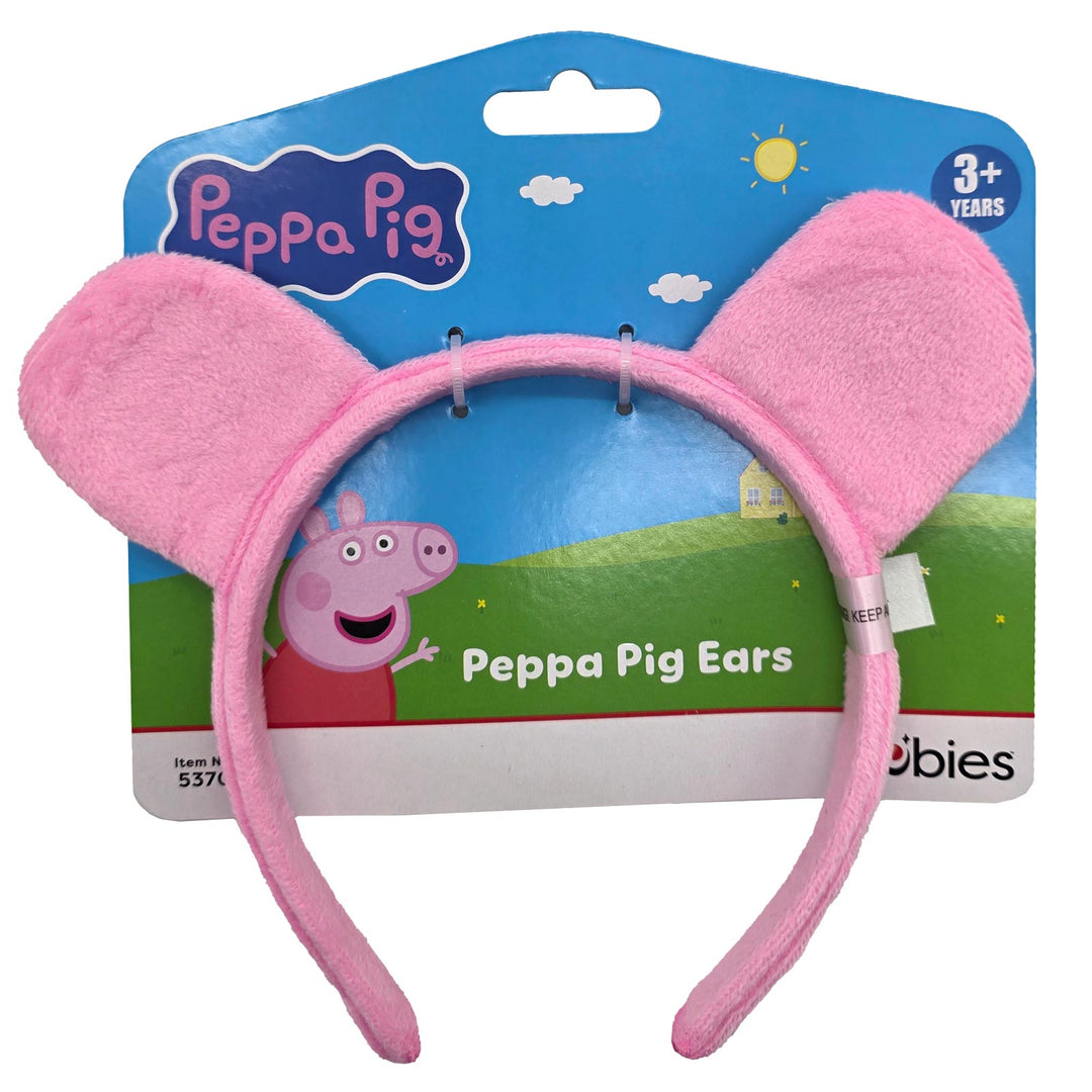 PEPPA PIG PLUSH HEADBAND – CHILD  $4.99 Barcode: 9312853053708 PEPPA PIG PLUSH HEADBAND - CHILD quantity SKU: 5370 - Little Shop of Horrors Costumery & Pop-Culture Emporium - 16 Bennetts Rd Mornington Melbourne - Melbourne's Most Iconic Costume Shop