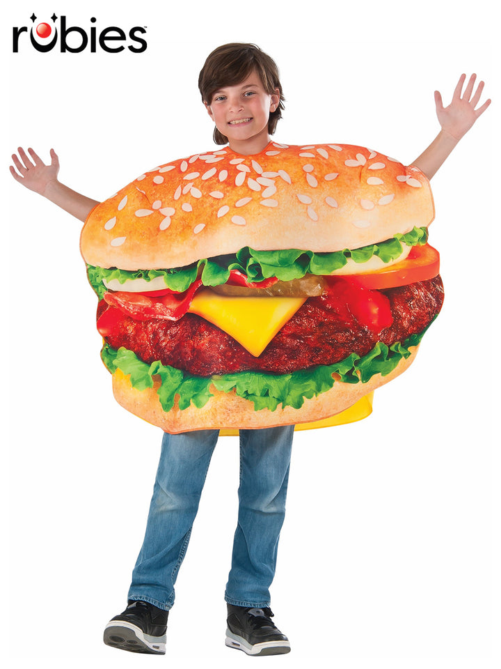 BURGER CHILD COSTUME – SIZE STD - Little Shop of Horrors Costumery & Pop-Culture Emporium - 16 Bennetts Rd Mornington Melbourne - Melbourne's Most Iconic Costume Shop