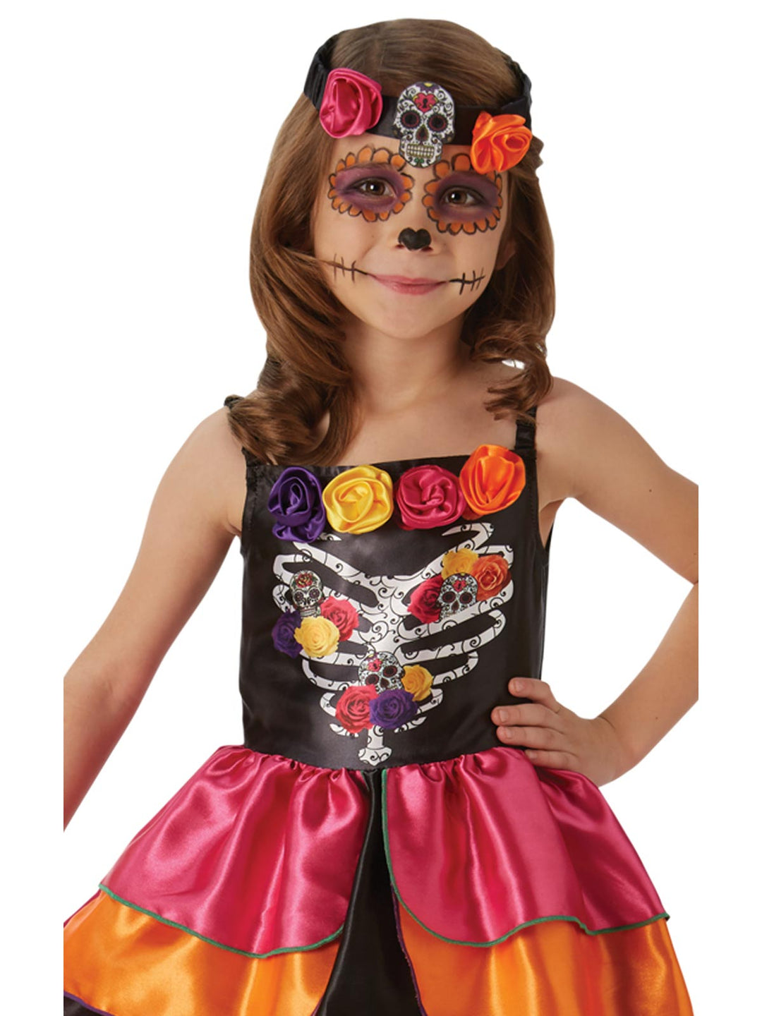 SUGAR SKULL DAY OF THE DEAD COSTUME, CHILD - Little Shop of Horrors