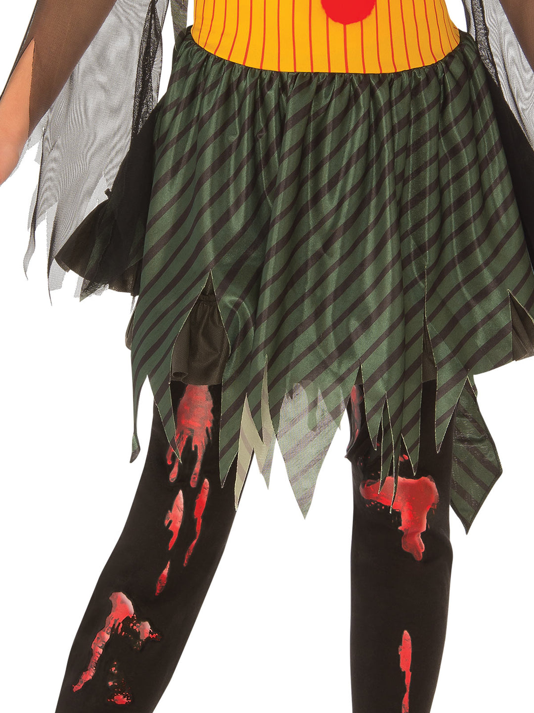 ZOMBIE GIRL CLOWN COSTUME, CHILD - Little Shop of Horrors