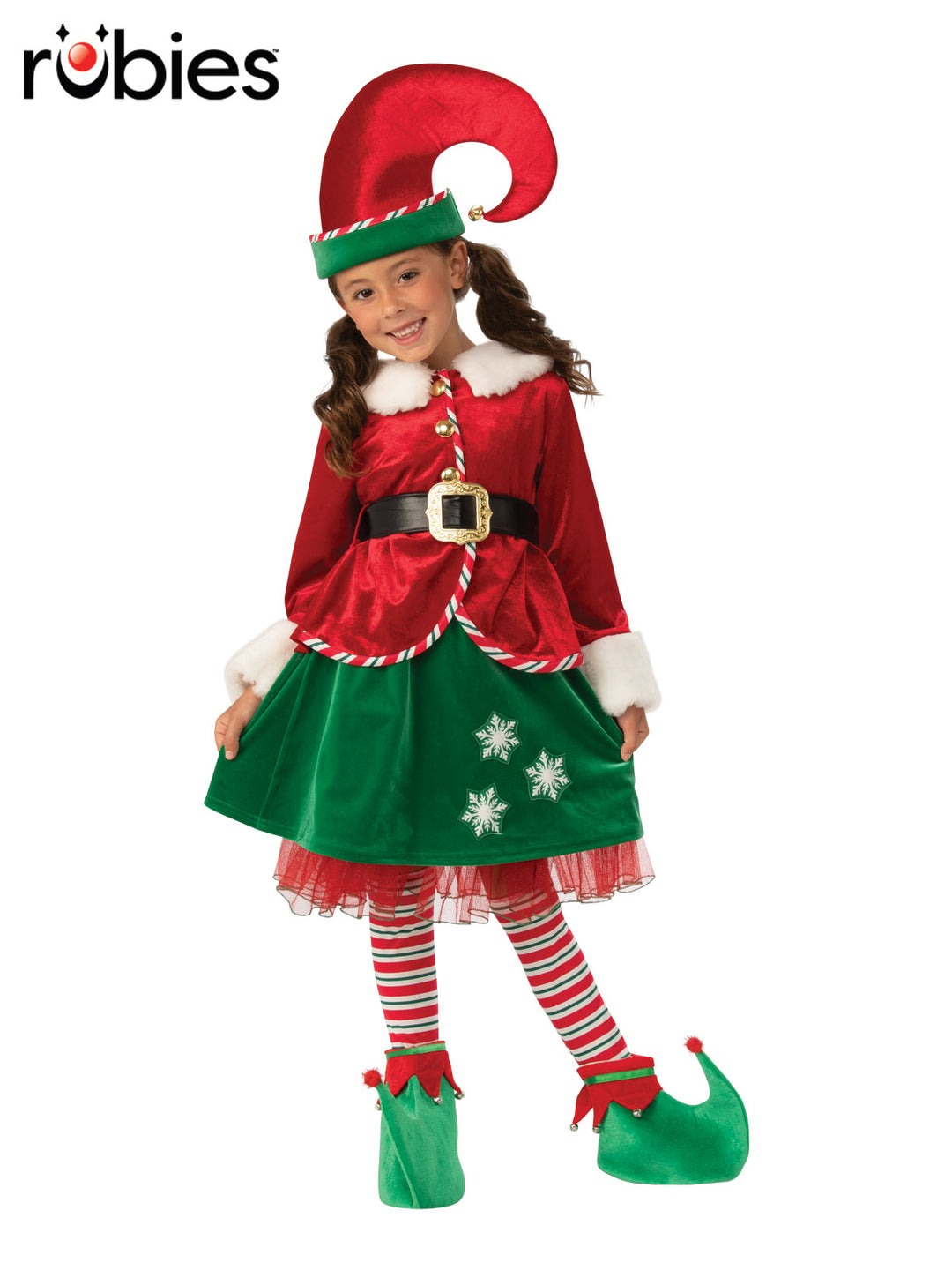 ELF DELUXE GIRL COSTUME, CHILD - Little Shop of Horrors Costumery & Pop-Culture Emporium - 16 Bennetts Rd Mornington Melbourne - Melbourne's Most Iconic Costume Shop