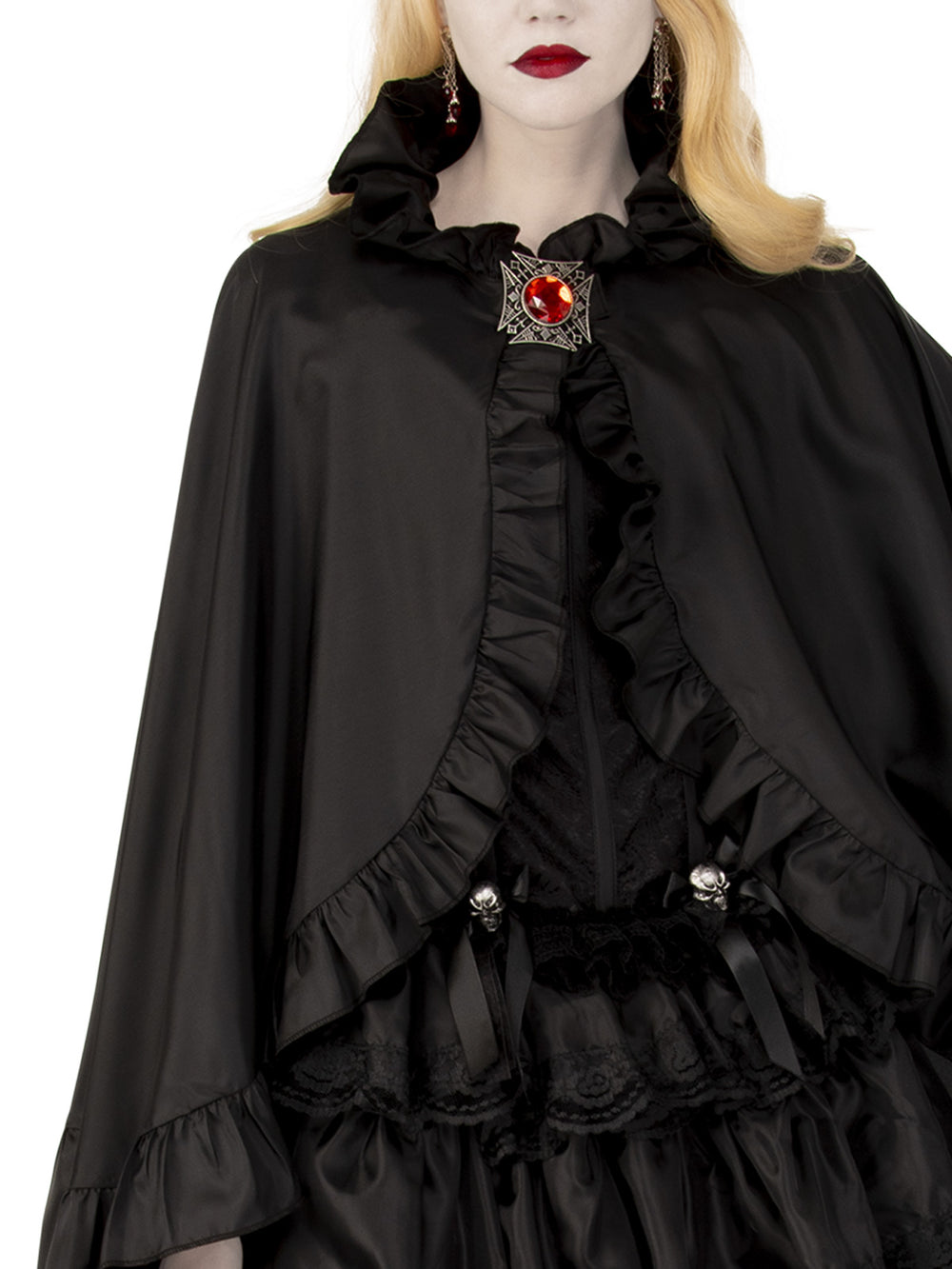 BLACK CAPE – ADULT - Little Shop of Horrors Costumery & Pop-Culture Emporium - 16 Bennetts Rd Mornington Melbourne - Melbourne's Most Iconic Costume Shop