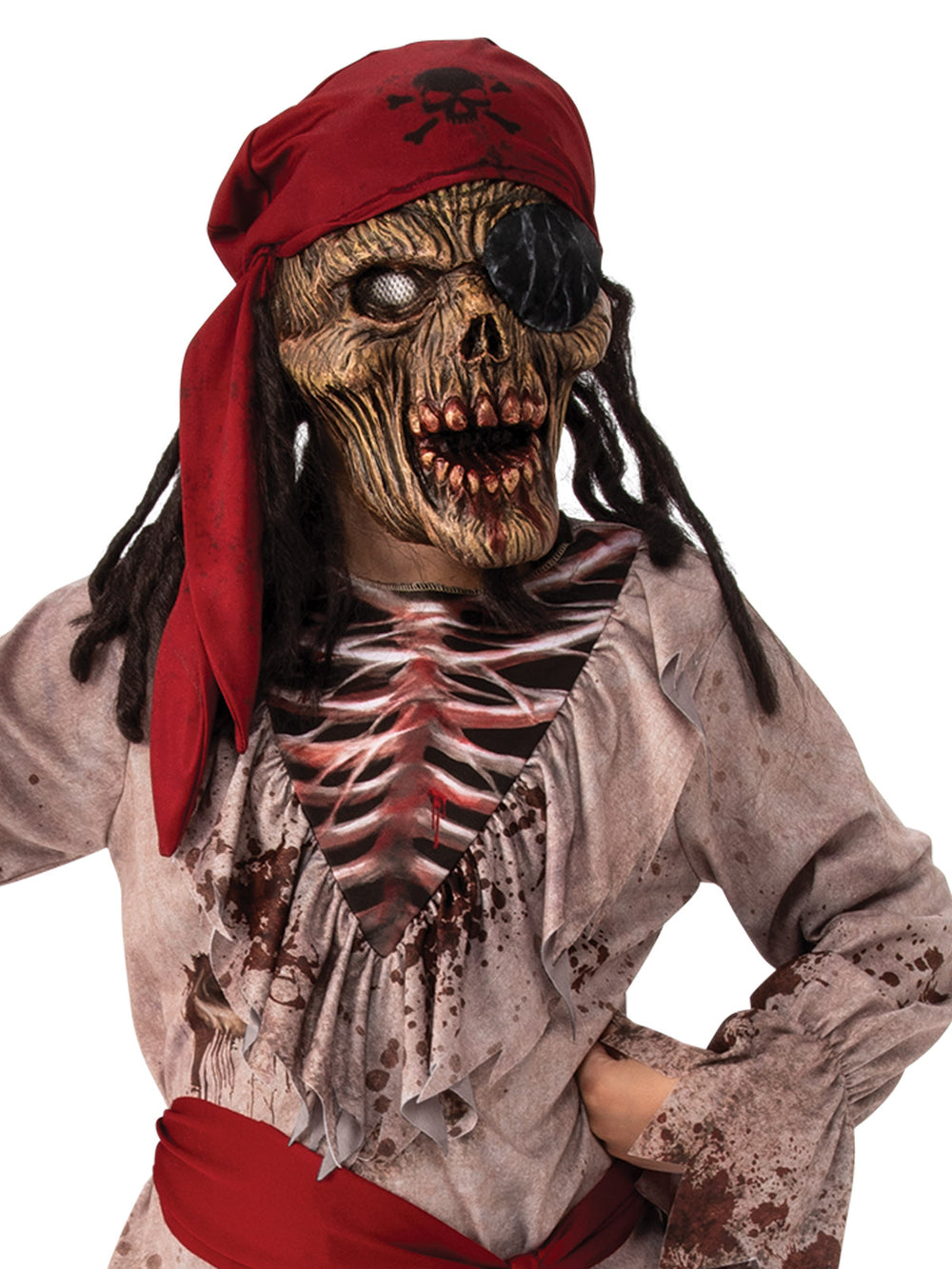 SKELETON PIRATE COSTUME, CHILD - Little Shop of Horrors Costumery & Pop-Culture Emporium - 16 Bennetts Rd Mornington Melbourne - Melbourne's Most Iconic Costume Shop