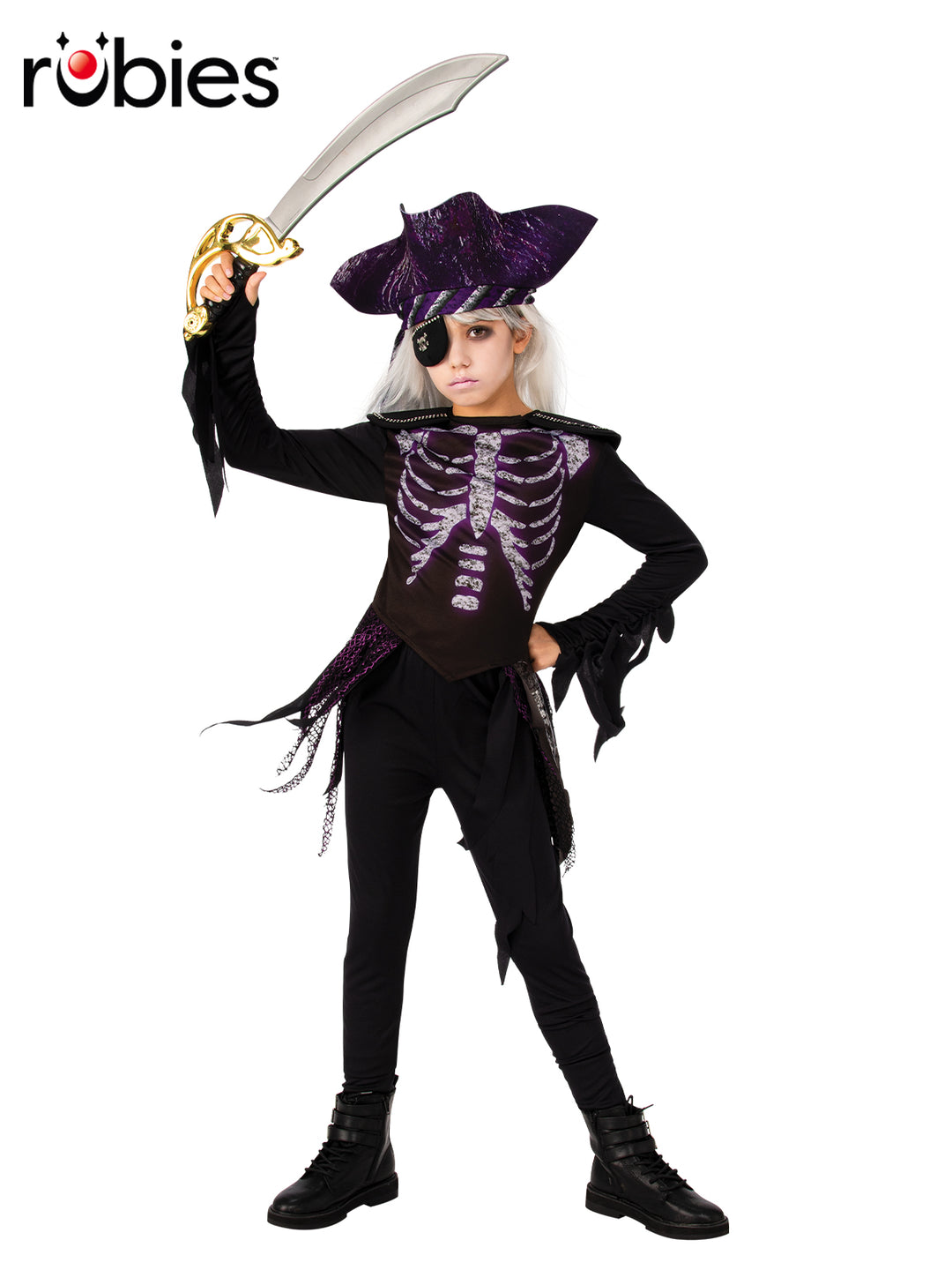GHOST SHIP PIRATE GIRLS COSTUME, CHILD - Little Shop of Horrors Costumery & Pop-Culture Emporium - 16 Bennetts Rd Mornington Melbourne - Melbourne's Most Iconic Costume Shop