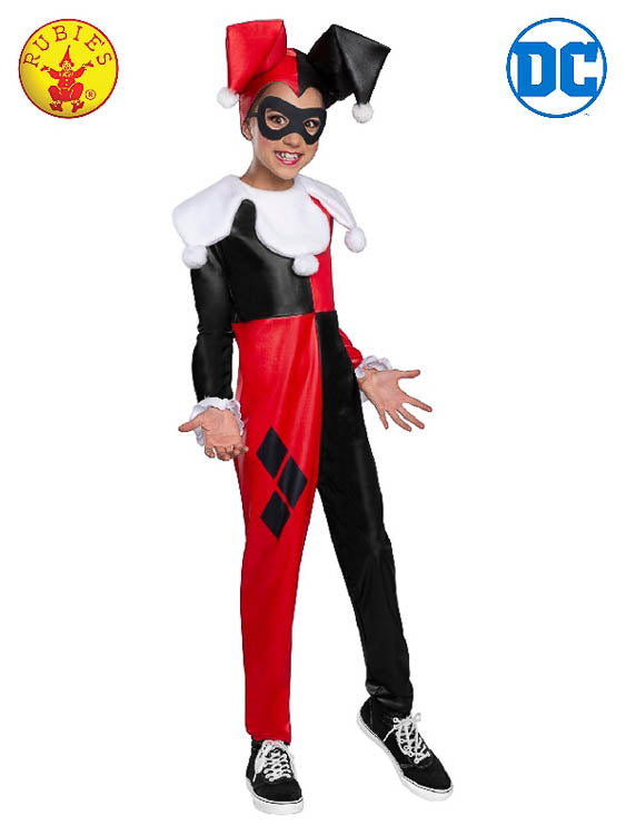 HARLEY QUINN DC SUPERHERO GIRLS COSTUME, CHILD - Little Shop of Horrors