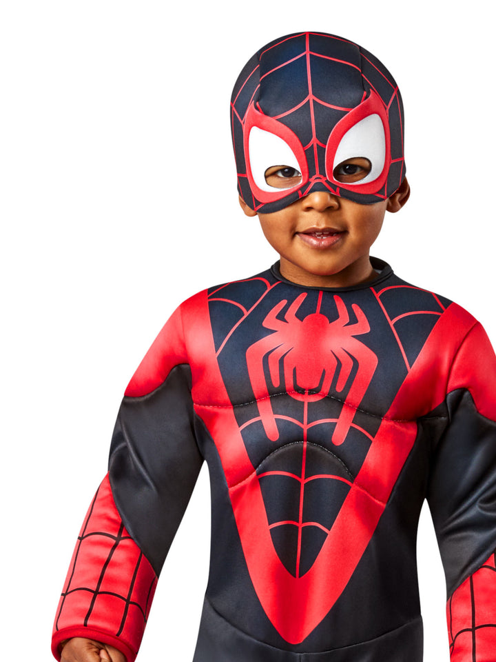 MILES MORALES DELUXE ‘SPIDEY & HIS AMAZING FRENDS’ COSTUME, CHILD - Little Shop of Horrors Costumery & Pop-Culture Emporium - 16 Bennetts Rd Mornington Melbourne - Melbourne's Most Iconic Costume Shop