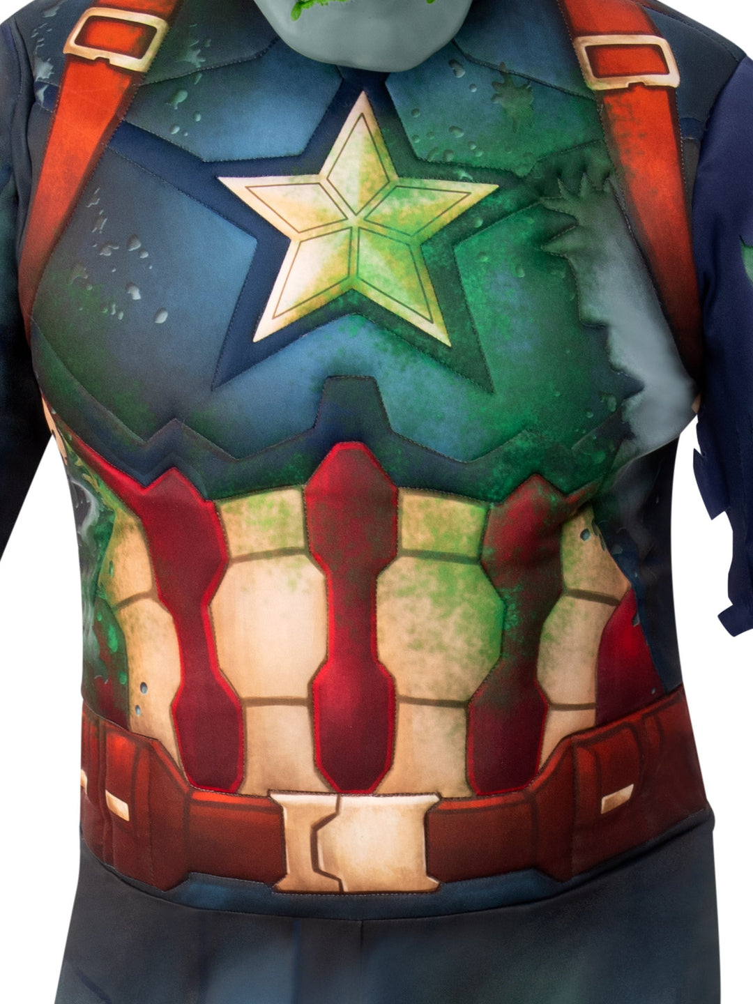 CAPTAIN AMERICA ZOMBIE DELUXE COSTUME, TEEN - Little Shop of Horrors Costumery & Pop-Culture Emporium - 16 Bennetts Rd Mornington Melbourne - Melbourne's Most Iconic Costume Shop