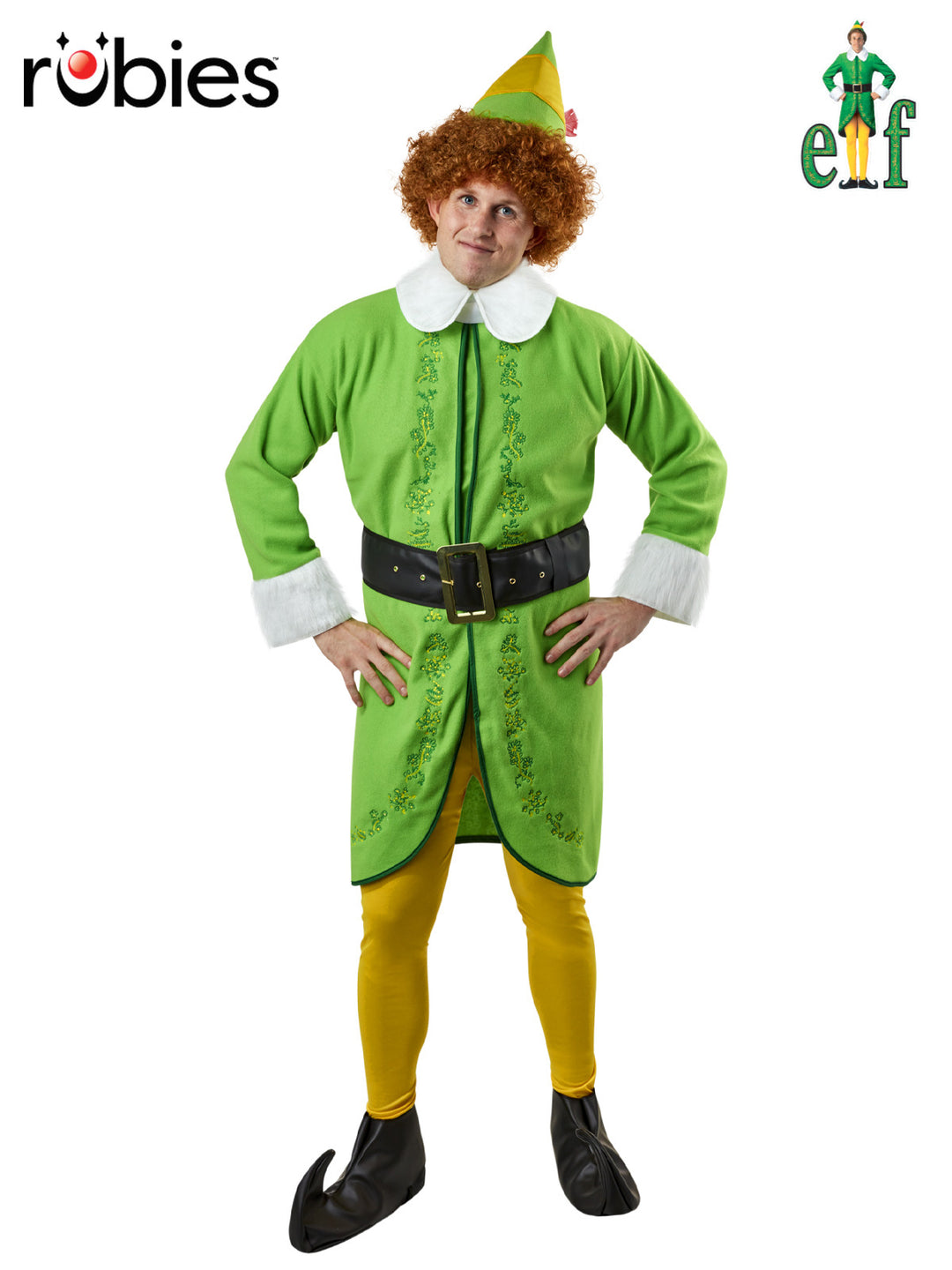BUDDY THE ELF PREMIUM COSTUME SET, ADULT - Little Shop of Horrors Costumery & Pop-Culture Emporium - 16 Bennetts Rd Mornington Melbourne - Melbourne's Most Iconic Costume Shop
