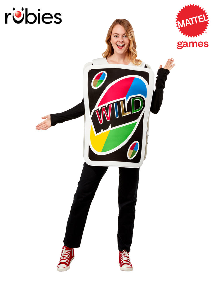 UNO WILD CARD TABARD COSTUME, ADULT - Little Shop of Horrors Costumery & Pop-Culture Emporium - 16 Bennetts Rd Mornington Melbourne - Melbourne's Most Iconic Costume Shop