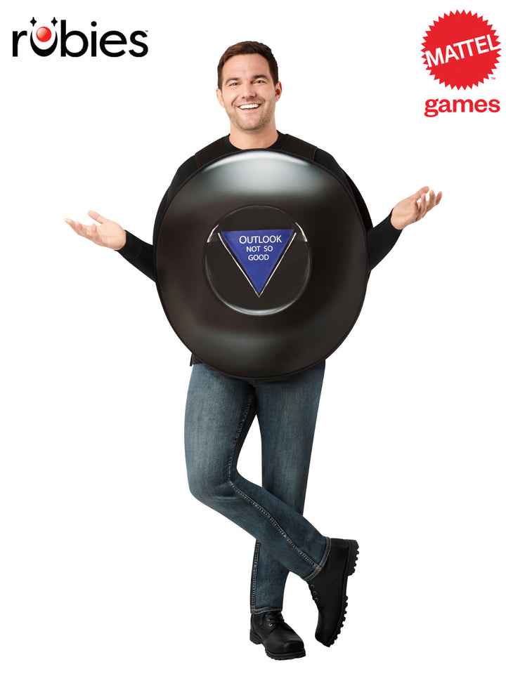 MAGIC 8-BALL TABARD COSTUME. ADULT - Little Shop of Horrors Costumery & Pop-Culture Emporium - 16 Bennetts Rd Mornington Melbourne - Melbourne's Most Iconic Costume Shop
