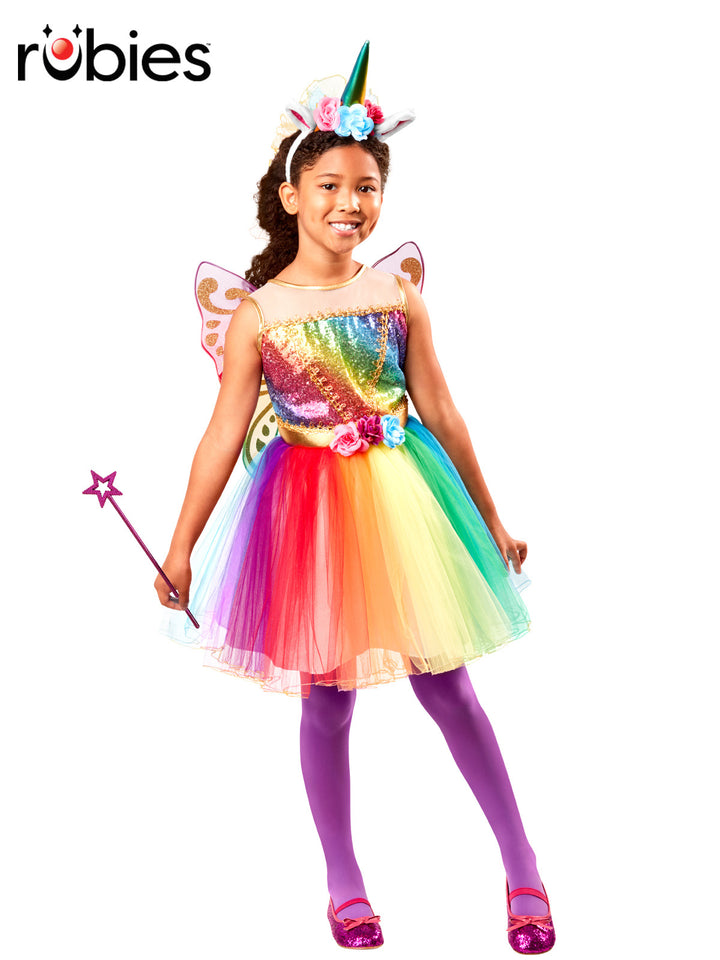 UNICORN RAINBOW TUTU COSTUME, CHILD - Little Shop of Horrors Costumery & Pop-Culture Emporium - 16 Bennetts Rd Mornington Melbourne - Melbourne's Most Iconic Costume Shop
