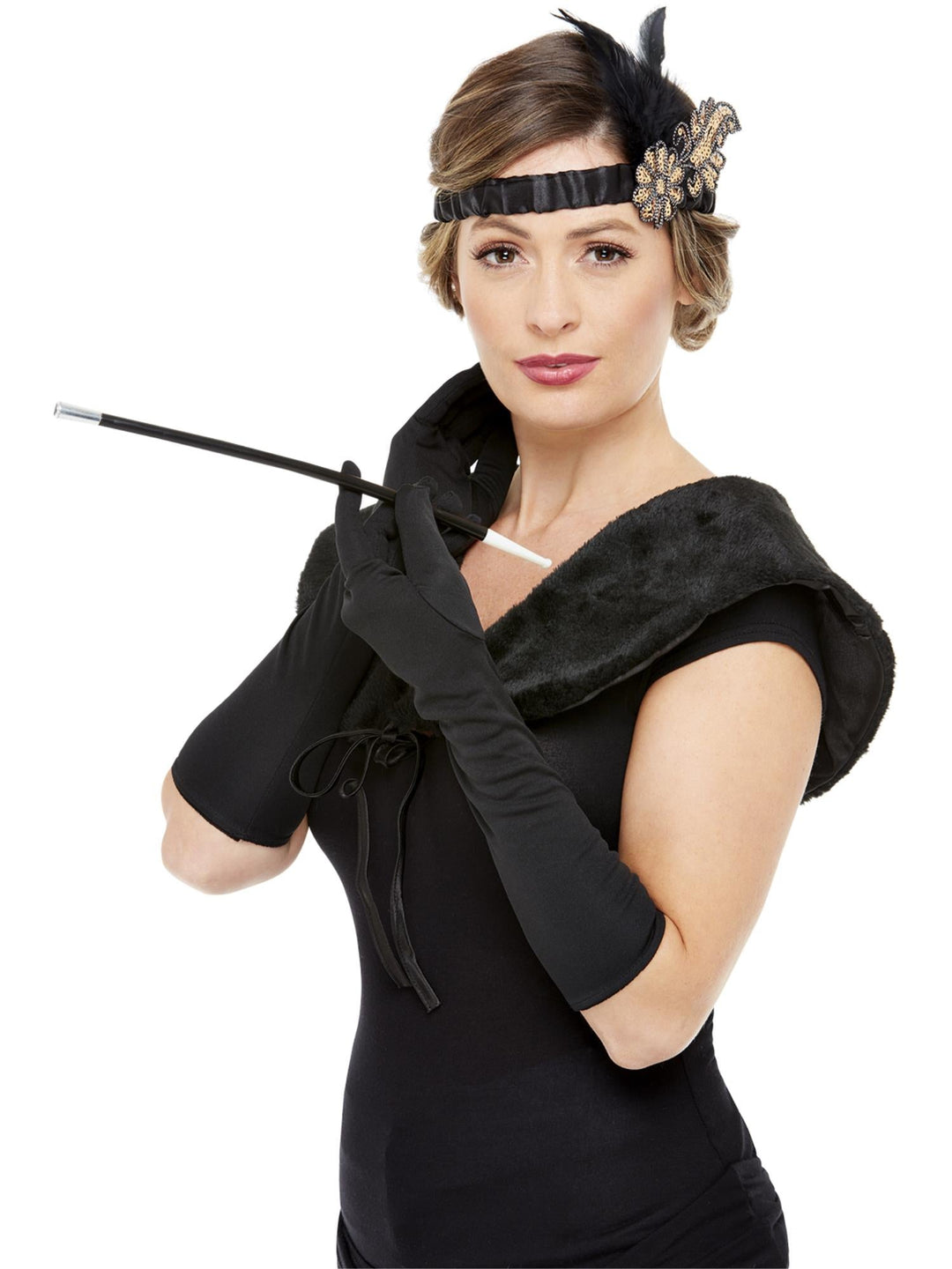 20S ACCESSORY KIT, BLACK & GOLD – ADULT - Little Shop of Horrors Costumery & Pop-Culture Emporium - 16 Bennetts Rd Mornington Melbourne - Melbourne's Most Iconic Costume Shop