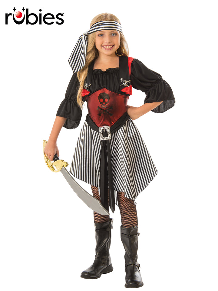 CRIMSON PIRATE COSTUME, CHILD - Little Shop of Horrors Costumery & Pop-Culture Emporium - 16 Bennetts Rd Mornington Melbourne - Melbourne's Most Iconic Costume Shop