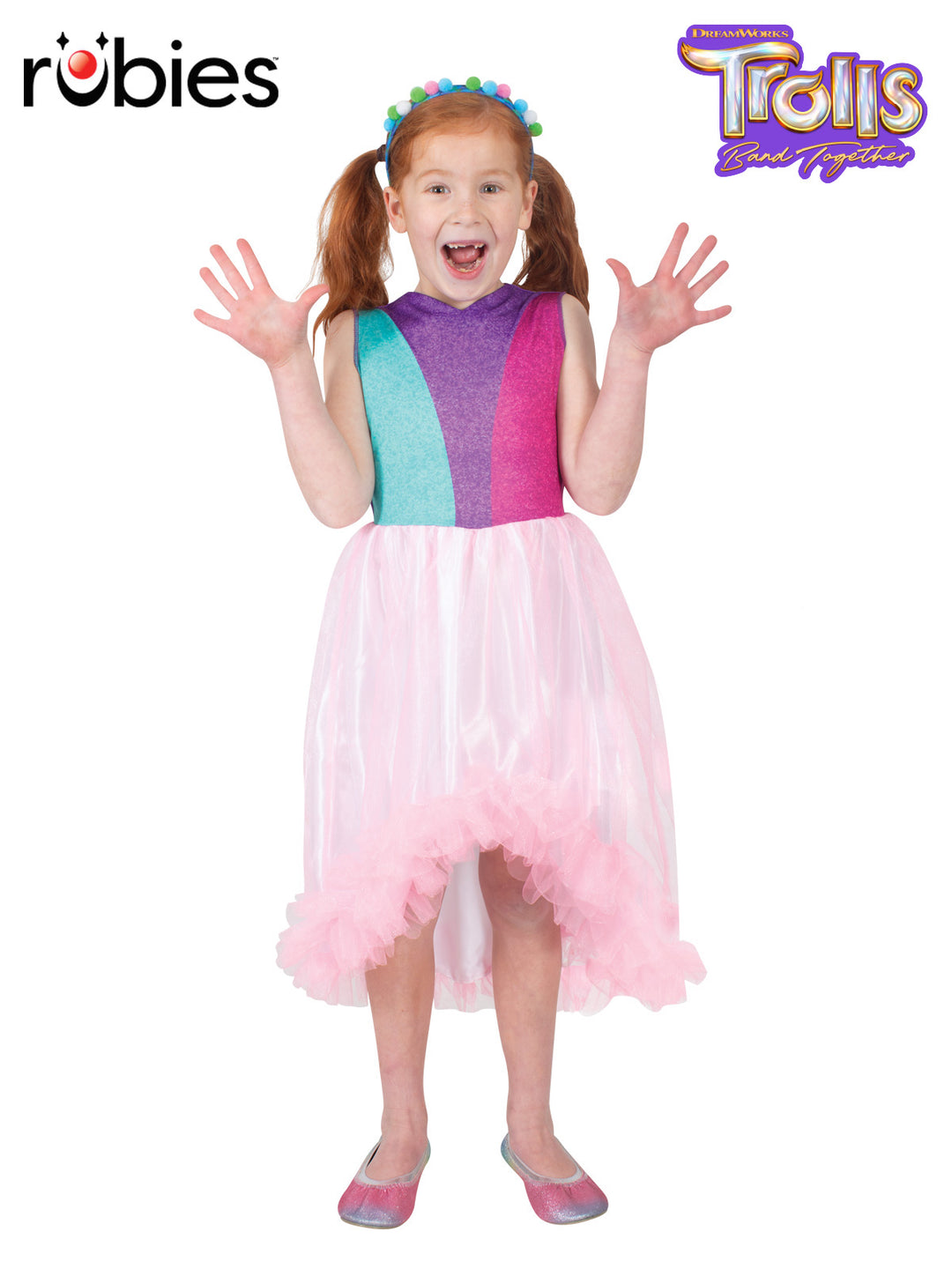 TROLLS POPPY BRIDESMAID COSTUME, CHILD - Little Shop of Horrors Costumery & Pop-Culture Emporium - 16 Bennetts Rd Mornington Melbourne - Melbourne's Most Iconic Costume Shop