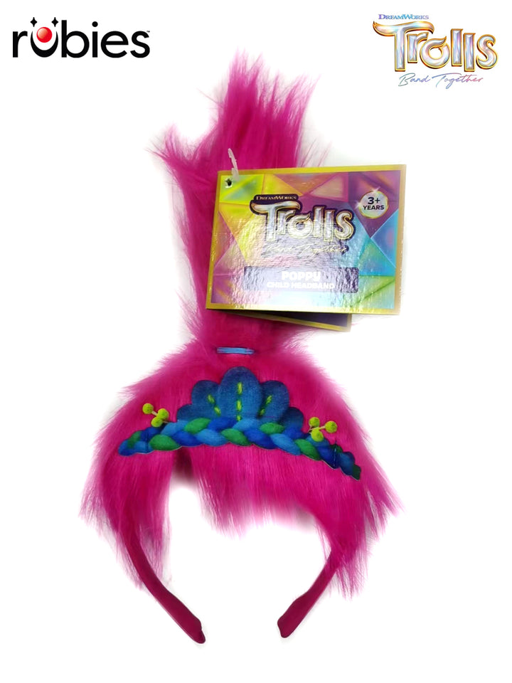 TROLLS POPPY – HEADBAND WITH ATTACHED HAIR - Little Shop of Horrors Costumery & Pop-Culture Emporium - 16 Bennetts Rd Mornington Melbourne - Melbourne's Most Iconic Costume Shop