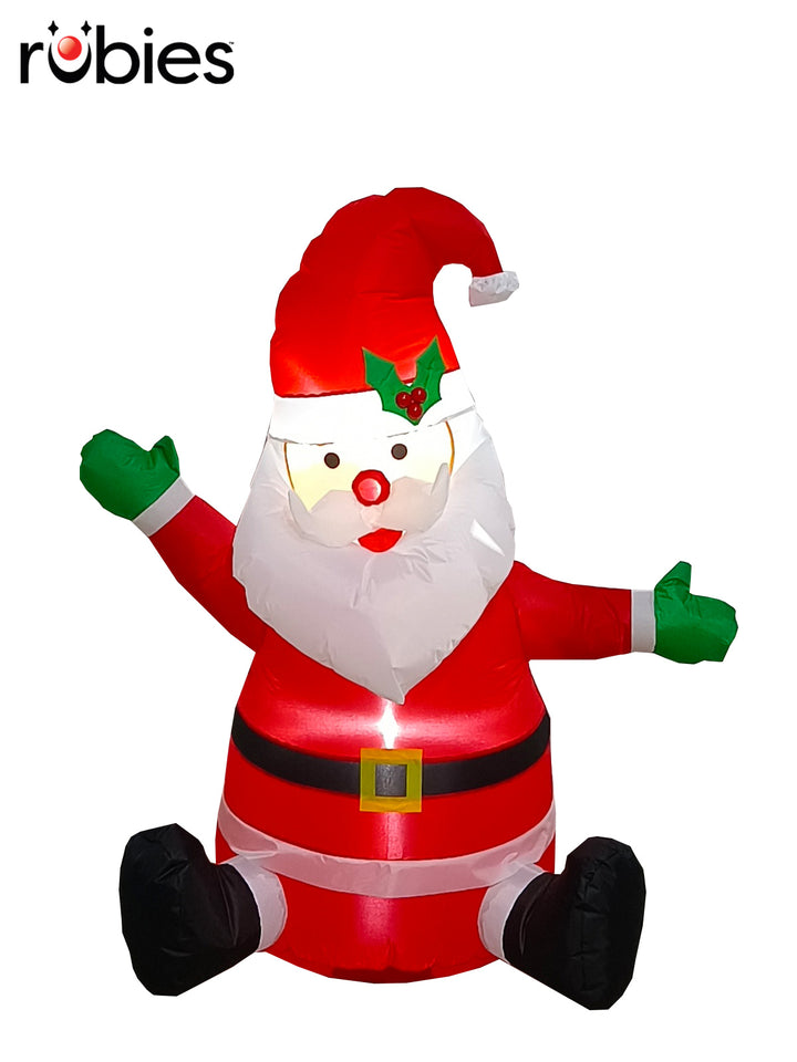 SANTA CLAUS INFLATABLE – 4FT TALL - Little Shop of Horrors Costumery & Pop-Culture Emporium - 16 Bennetts Rd Mornington Melbourne - Melbourne's Most Iconic Costume Shop