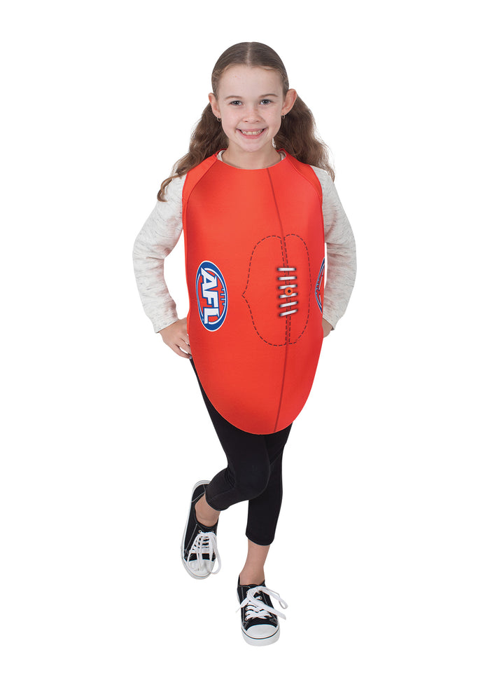 AFL FOOTY TABARD COSTUME, CHILD - Little Shop of Horrors Costumery & Pop-Culture Emporium - 16 Bennetts Rd Mornington Melbourne - Melbourne's Most Iconic Costume Shop