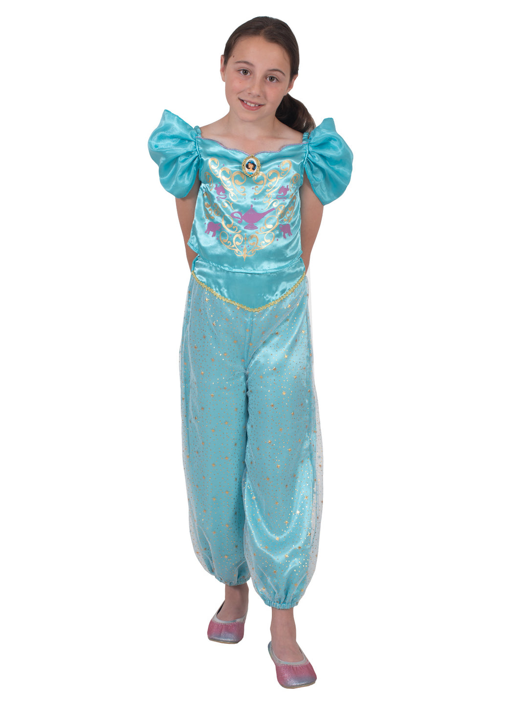 JASMINE SPARKLE DELUXE COSTUME, CHILD