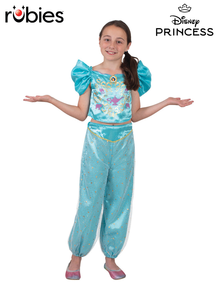 JASMINE SPARKLE DELUXE COSTUME, CHILD