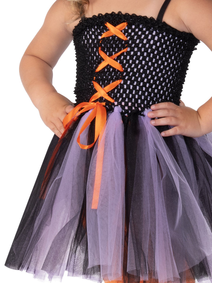 WITCH PURPLE & ORANGE COSTUME, CHILD - Little Shop of Horrors Costumery & Pop-Culture Emporium - 16 Bennetts Rd Mornington Melbourne - Melbourne's Most Iconic Costume Shop