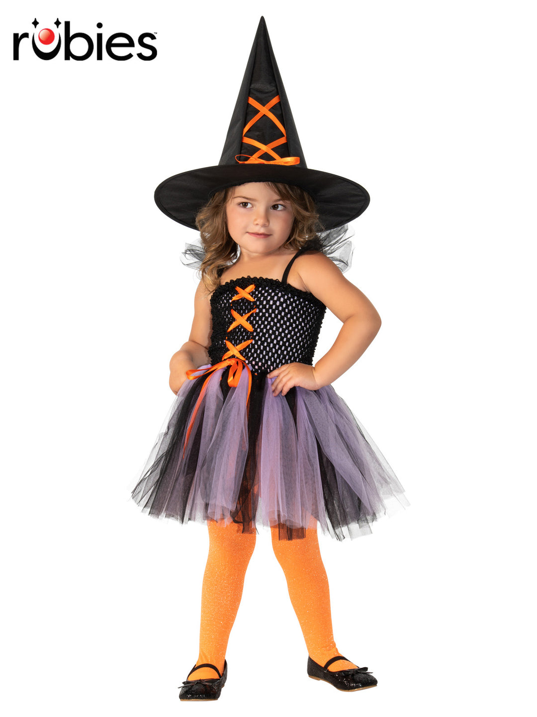 WITCH PURPLE & ORANGE COSTUME, CHILD - Little Shop of Horrors Costumery & Pop-Culture Emporium - 16 Bennetts Rd Mornington Melbourne - Melbourne's Most Iconic Costume Shop