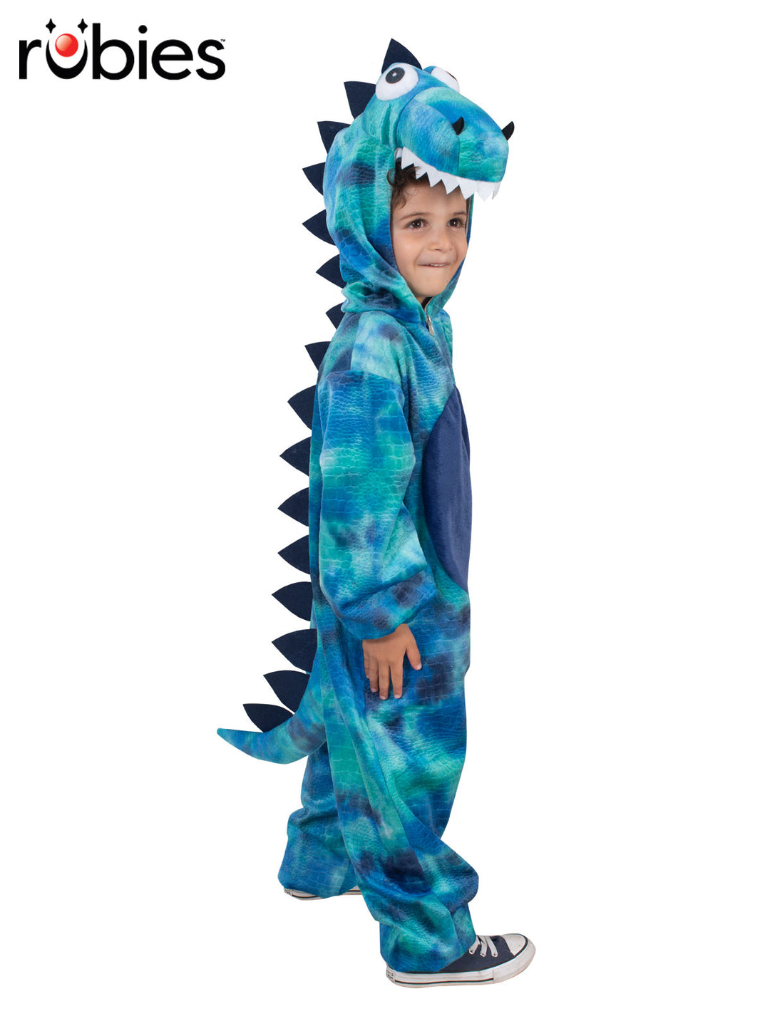 ROARIN’ REX BLUE DINOSAUR COSTUME, CHILD - Little Shop of Horrors Costumery & Pop-Culture Emporium - 16 Bennetts Rd Mornington Melbourne - Melbourne's Most Iconic Costume Shop
